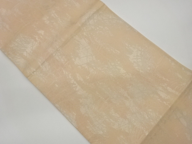 JAPANESE KIMONO / FUKURO OBI FOR SUMMER / WOVEN SILVER GRASS